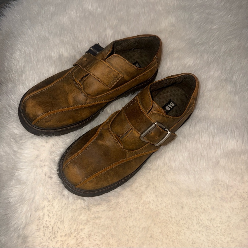 BED|STU Rustic Brown Leather Loafers